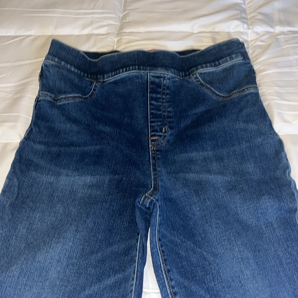 Spanx women’s cropper flare jeans Size Large - Picture 4 of 9